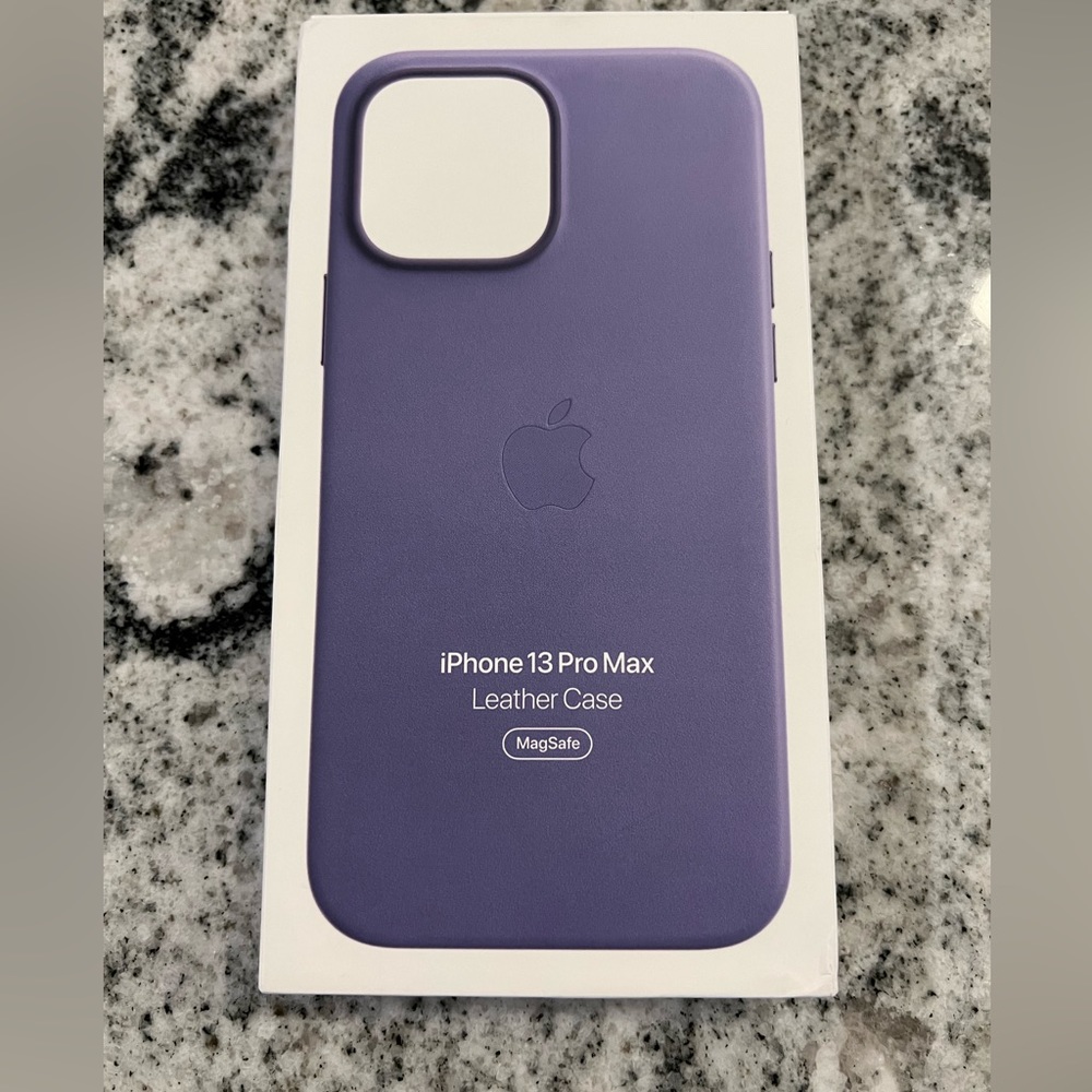 Apple Brand iPhone 13 Pro Max Leather Case with MagSafe- Wisteria